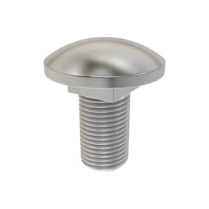 Round Head Square Neck Bolt, M6 X 20