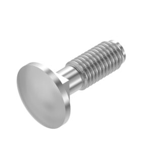 Round Head Square Neck Bolt, M8 X 30