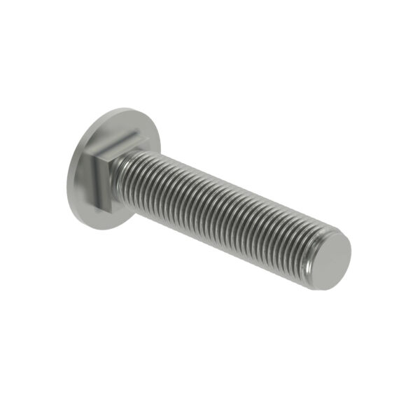 Round Head Square Neck Bolt, M12 X 60