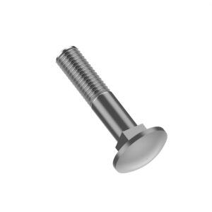 Round Head Square Neck Bolt, M6 X 35