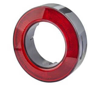 Reflector - Lens Colour: Red - Ring Form - Bolted