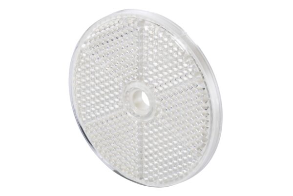 Reflector - Lens Colour: White - round - Bolted/mounting