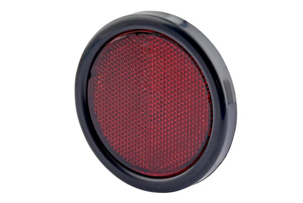 Reflector - Lens Colour: Red - round - mounting/Bolted