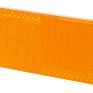 Reflector - Lens Colour: Yellow - rectangular - Glued/mounting
