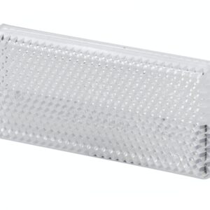 Reflector - Lens Colour: White - rectangular - Glued/mounting