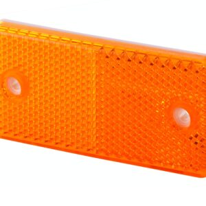 Reflector - Lens Colour: yellow - rectangular - Bolted/mounting