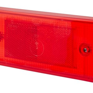 Reflector - Lens Colour: Red - rectangular