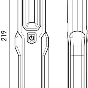 LED-Hand lamp UHL280 - 3.7V