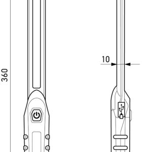 LED-Hand lamp USL300 - 3.7V