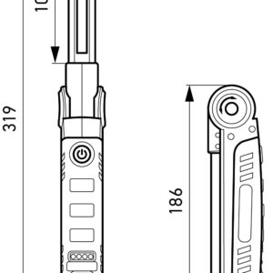 LED-Hand lamp USP300 - 3.7V