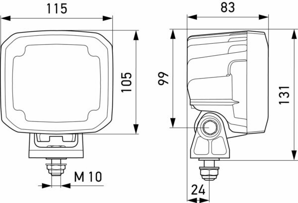 LED-Worklight - Ultra Beam S - 12/24V
