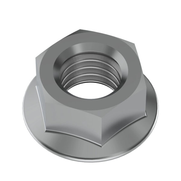 Hexagonal Flange Nut, M8