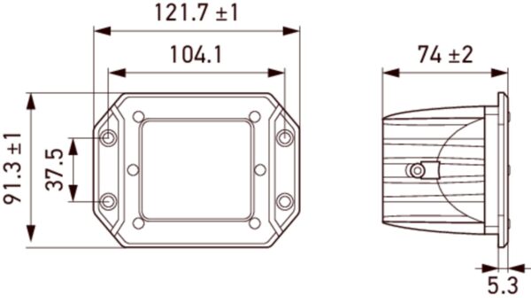 LED-Worklight - 12/30V