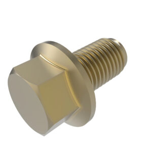 Hexagonal Head Flanged Screw, M10 X 25