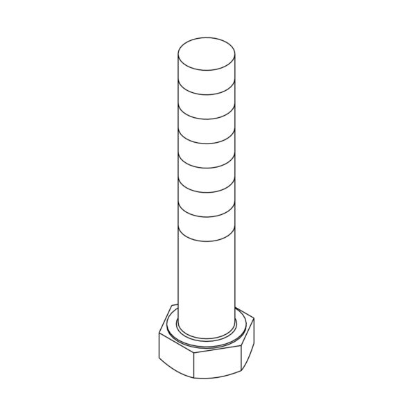 Hexagonal Head Screw, M24 X 140