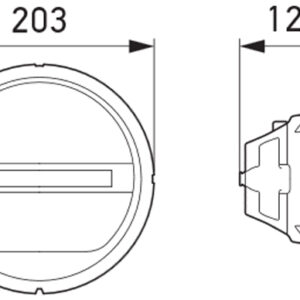 LED-Insert, spotlight Luminator/Rallye 3003/Rallye 4000 - 24/12V
