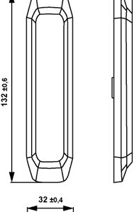 LED-Strobe-type Beacon - BST-Slim - 12/24V - Blue