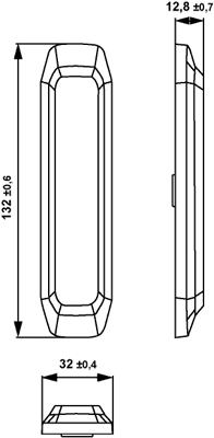 LED-Strobe-type Beacon - BST-Slim - 12/24V - Blue