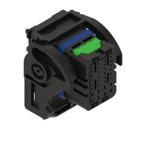 Black External Electrical Connector Housing, 32 Cavities