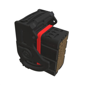 Brown External Electrical Connector Housing, 48 Cavities