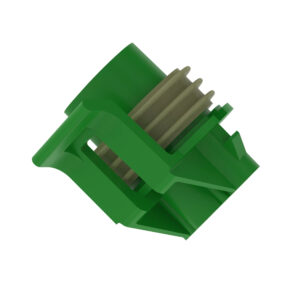 Light Gray External Electrical Connector Housing, 2 Cavities