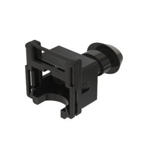 Tyco Black External Electrical Connector Housing, 2 Cavities