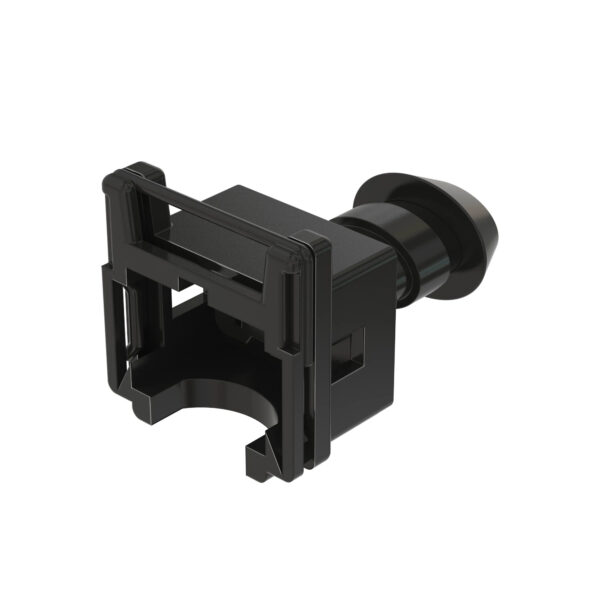 Tyco Black External Electrical Connector Housing, 2 Cavities