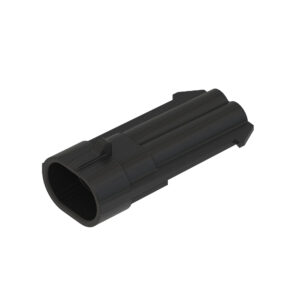 Light Gray Internal Electrical Connector Assembly, 2 Cavities