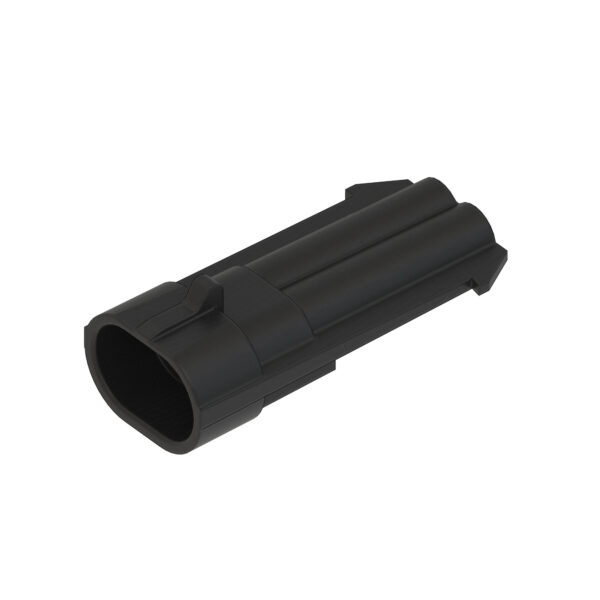 Light Gray Internal Electrical Connector Assembly, 2 Cavities