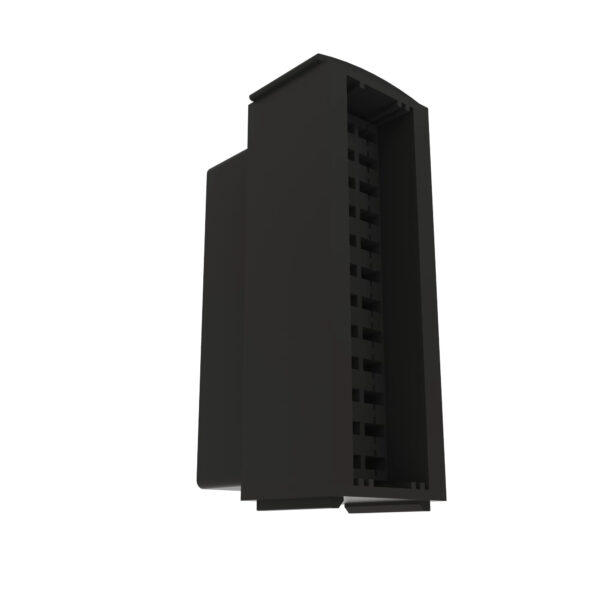 Black External Electrical Connector Housing, 24 Cavities