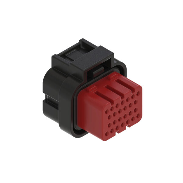 Black Internal Electrical Connector Housing, 26 Cavities