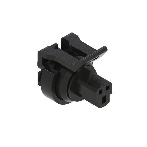 Black External Electrical Connector Housing, 3 Cavities