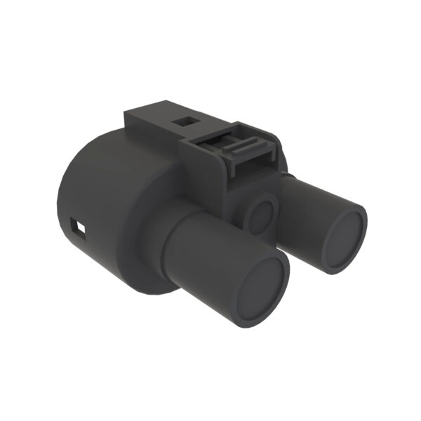 Black External Electrical Connector Housing, Cavities 4