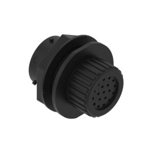 Black Electrical Connector Housing, 19 Cavities