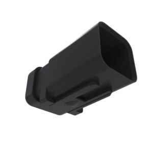 Red Electrical Connector Housing, 6 Cavities