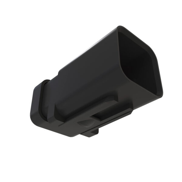 Red Electrical Connector Housing, 6 Cavities