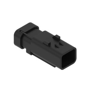 Red Electrical Connector Housing, 2 Cavities