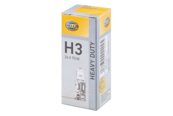 Halogen-Bulb - H3 - Heavy Duty - 24V - 70W