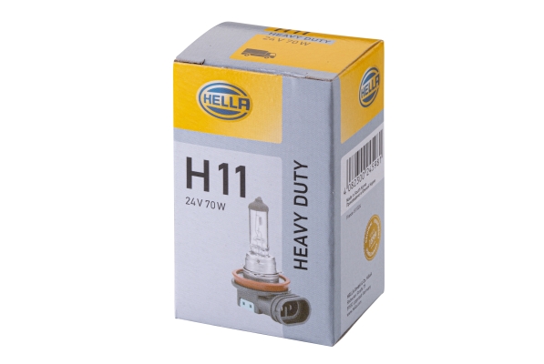 Halogen-Bulb - H11 - Heavy Duty - 24V - 70W - Quantity: 1