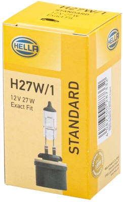 Halogen-Bulb - H27W/1 - Standard - 12V - 27W - Quantity: 1