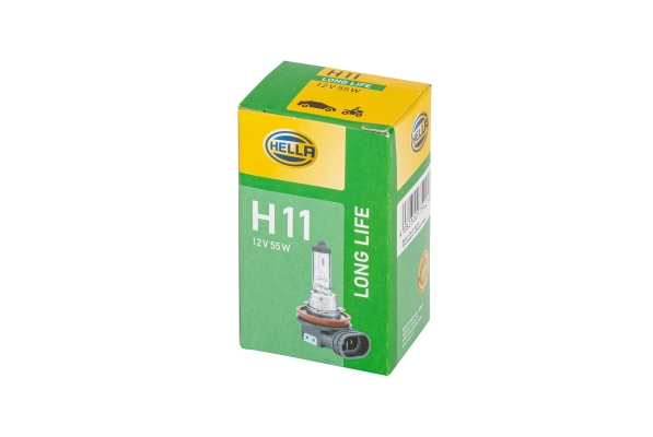 Halogen-Bulb - H11 - Long Life - 12V - 55W - Quantity: 1