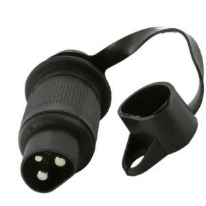 Plastic Plug 3 Pins Male