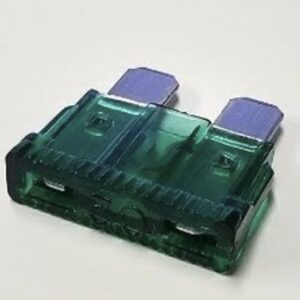 30A Fuse Std Flat Plugs Green