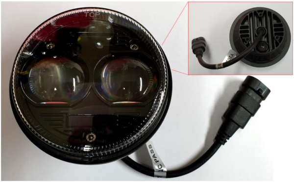 Upper Led Lamp With Black Bezel Rh/Lh