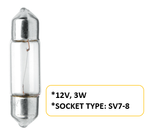 Bulb 12V 3W