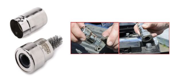 Ks Tools Battery Pole Terminal Cleaning Brush, 12 120 Mm
