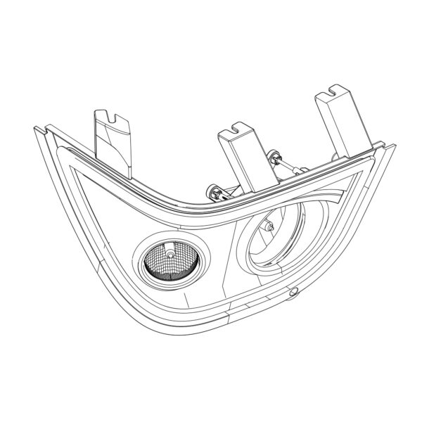 Right Side Headlight Bezel