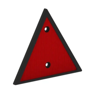 Red Triangular Reflector