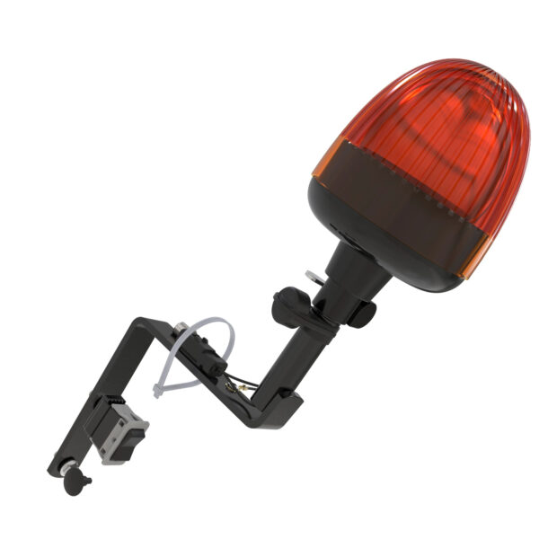 Left Side Bolt Mounted Beacon Light, 12 Volts