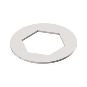 Hexagonal ID Washer